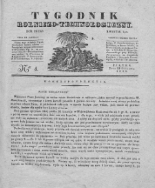Tygodnik Rolniczo-Technologiczny. T.2. 1836. Nr 4