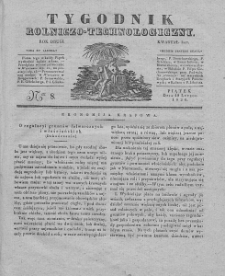 Tygodnik Rolniczo-Technologiczny. T.2. 1836. Nr 8