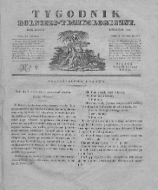 Tygodnik Rolniczo-Technologiczny. T.2. 1836. Nr 9