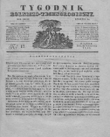 Tygodnik Rolniczo-Technologiczny. T.2. 1836. Nr 17