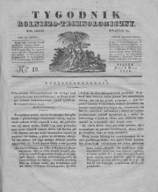 Tygodnik Rolniczo-Technologiczny. T.2. 1836. Nr 19