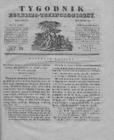 Tygodnik Rolniczo-Technologiczny. T.2. 1836. Nr 20