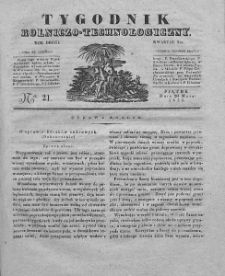 Tygodnik Rolniczo-Technologiczny. T.2. 1836. Nr 21