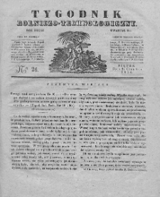 Tygodnik Rolniczo-Technologiczny. T.2. 1836. Nr 26