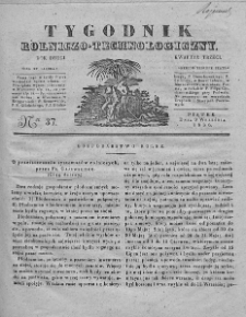 Tygodnik Rolniczo-Technologiczny. T.2. 1836. Nr 37
