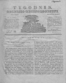 Tygodnik Rolniczo-Technologiczny. T.2. 1836. Nr 40