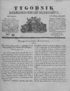 Tygodnik Rolniczo-Technologiczny. T.2. 1836. Nr 49
