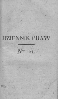 Dziennik Praw. T. II. 1810, nr 24