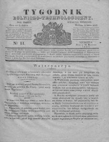 Tygodnik Rolniczo-Technologiczny. T.3. 1837. Nr 11