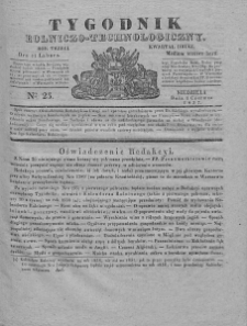 Tygodnik Rolniczo-Technologiczny. T.3. 1837. Nr 23