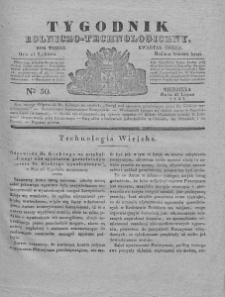 Tygodnik Rolniczo-Technologiczny. T.3. 1837. Nr 30
