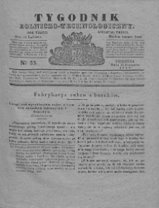 Tygodnik Rolniczo-Technologiczny. T.3. 1837. Nr 33