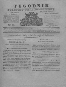 Tygodnik Rolniczo-Technologiczny. T.3. 1837. Nr 35