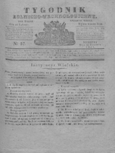 Tygodnik Rolniczo-Technologiczny. T.3. 1837. Nr 37