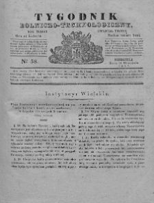 Tygodnik Rolniczo-Technologiczny. T.3. 1837. Nr 38