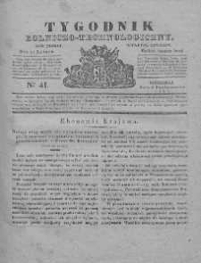 Tygodnik Rolniczo-Technologiczny. T.3. 1837. Nr 41