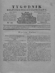 Tygodnik Rolniczo-Technologiczny. T.3. 1837. Nr 43