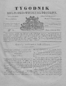 Tygodnik Rolniczo-Technologiczny. T.4. 1838. Nr 6
