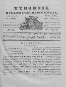 Tygodnik Rolniczo-Technologiczny. T.4. 1838. Nr 19