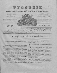 Tygodnik Rolniczo-Technologiczny. T.4. 1838. Nr 20