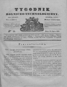 Tygodnik Rolniczo-Technologiczny. T.4. 1838. Nr 29