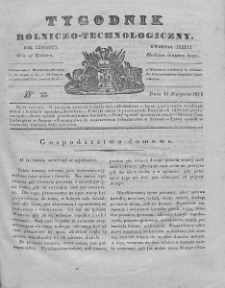 Tygodnik Rolniczo-Technologiczny. T.4. 1838. Nr 33