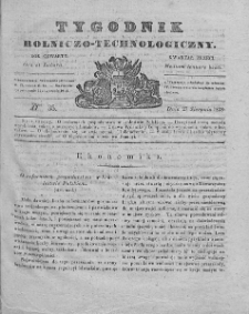 Tygodnik Rolniczo-Technologiczny. T.4. 1838. Nr 35
