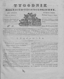 Tygodnik Rolniczo-Technologiczny. T.4. 1838. Nr 37