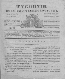 Tygodnik Rolniczo-Technologiczny. T.4. 1838. Nr 39