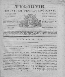 Tygodnik Rolniczo-Technologiczny. T.4. 1838. Nr 40