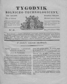 Tygodnik Rolniczo-Technologiczny. T.4. 1838. Nr 41