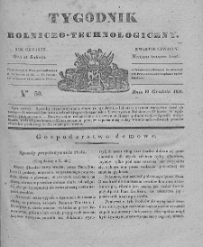 Tygodnik Rolniczo-Technologiczny. T.4. 1838. Nr 50