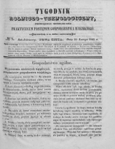 Tygodnik Rolniczo-Technologiczny. T.11. 1845. Nr 8