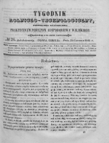 Tygodnik Rolniczo-Technologiczny. T.11. 1845. Nr 26