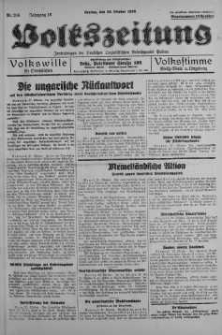 Volkszeitung 28 październik 1938 nr 296