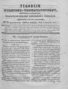Tygodnik Rolniczo-Technologiczny. T.11. 1845. Nr 32