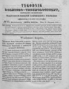 Tygodnik Rolniczo-Technologiczny. T.11. 1845. Nr 35