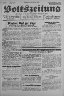 Volkszeitung 30 październik 1938 nr 298
