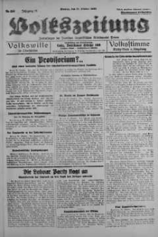 Volkszeitung 31 październik 1938 nr 299