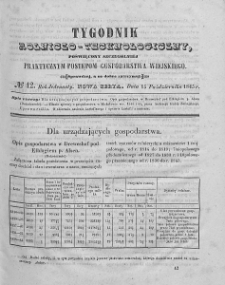 Tygodnik Rolniczo-Technologiczny. T.11. 1845. Nr 42
