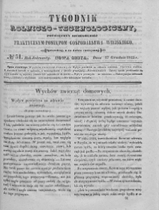 Tygodnik Rolniczo-Technologiczny. T.11. 1845. Nr 51