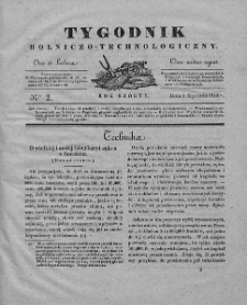 Tygodnik Rolniczo-Technologiczny. T.6. 1840. Nr 2