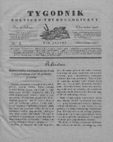 Tygodnik Rolniczo-Technologiczny. T.6. 1840. Nr 5