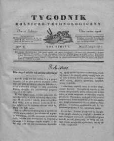 Tygodnik Rolniczo-Technologiczny. T.6. 1840. Nr 8
