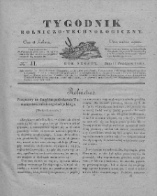 Tygodnik Rolniczo-Technologiczny. T.6. 1840. Nr 41