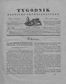 Tygodnik Rolniczo-Technologiczny. T.6. 1840. Nr 42
