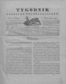 Tygodnik Rolniczo-Technologiczny. T.6. 1840. Nr 43