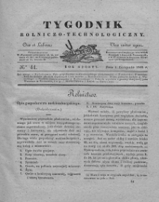 Tygodnik Rolniczo-Technologiczny. T.6. 1840. Nr 44