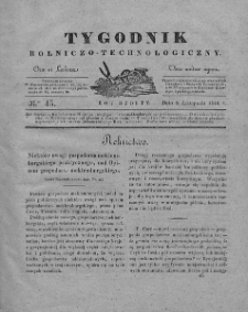 Tygodnik Rolniczo-Technologiczny. T.6. 1840. Nr 45