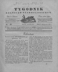 Tygodnik Rolniczo-Technologiczny. T.6. 1840. Nr 46
